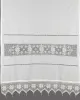 κουρτίνα 021 (160cm x 160cm) λευκό με τούνελ