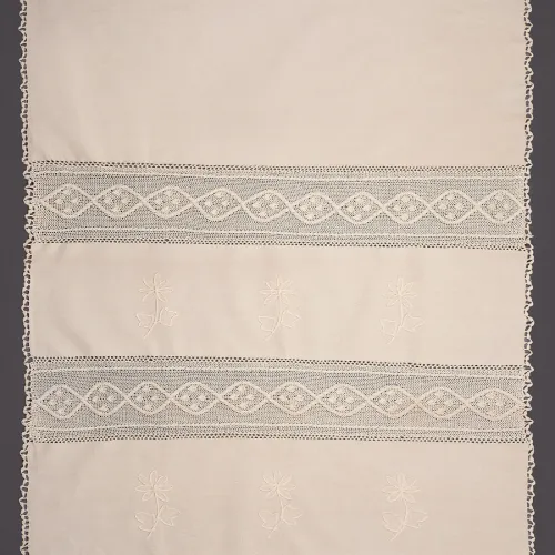 κουρτίνα NT1-2 (160cm x 160cm) ecru με τούνελ