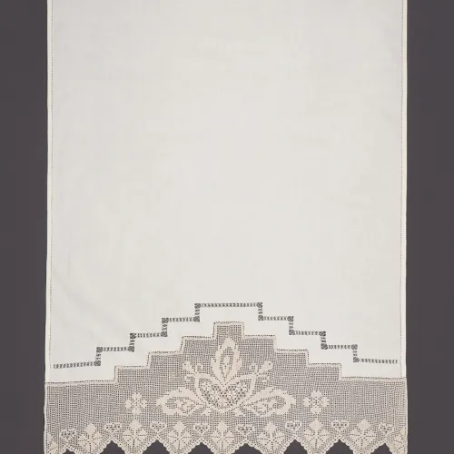 κουρτίνα 075 (50cm x 100cm) ecru με τούνελ