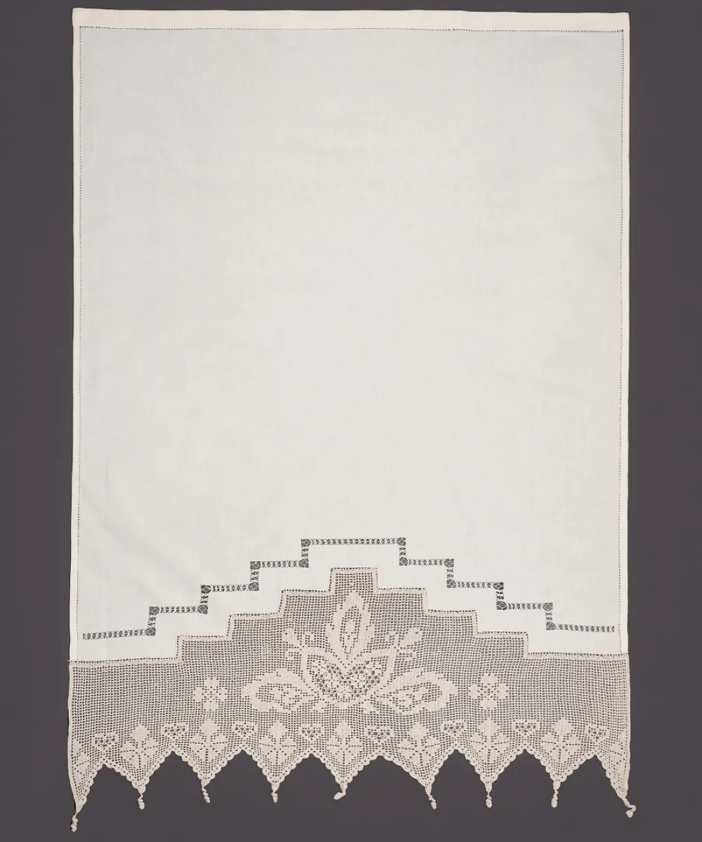 κουρτίνα 075 (140cm x 260cm) ecru με τούνελ κουρτίνα 075 (140cm x 260cm) ecru με τούνελ