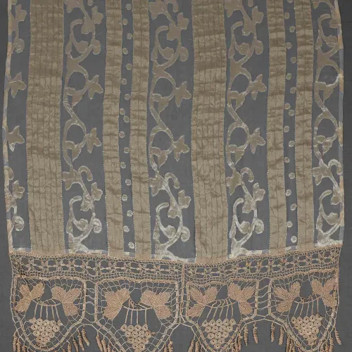κουρτίνα 014 (140cm x 260cm) ecru με τιράντα