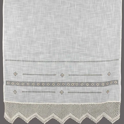 κουρτίνα 1706 (140cm x 260cm) λευκό με τούνελ