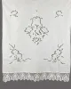 κουρτίνα 662 (120cm x 250cm) λευκό με τούνελ κουρτίνα 662 (120cm x 250cm) λευκό με τούνελ