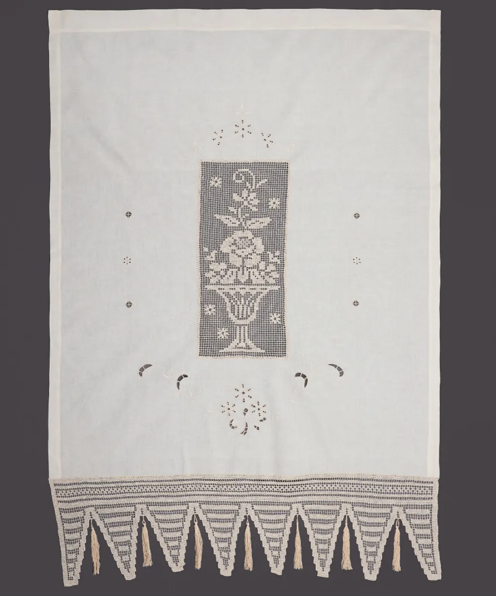 κουρτίνα GXFBG (90cm x 130cm) ecru με τούνελ