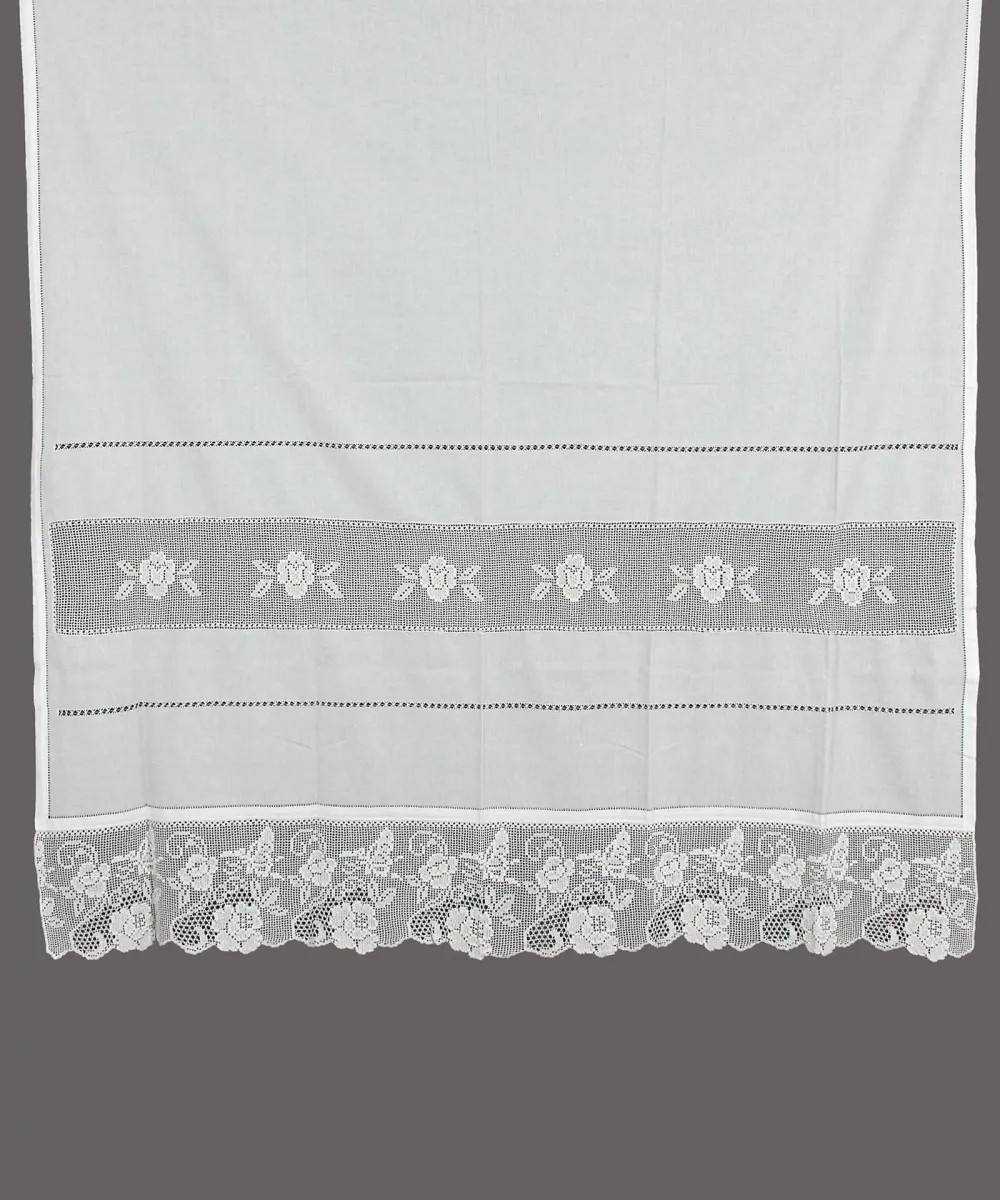κουρτίνα 5119 (160cm x 160cm) λευκή με τούνελ κουρτίνα 5119 (160cm x 160cm) λευκή με τούνελ