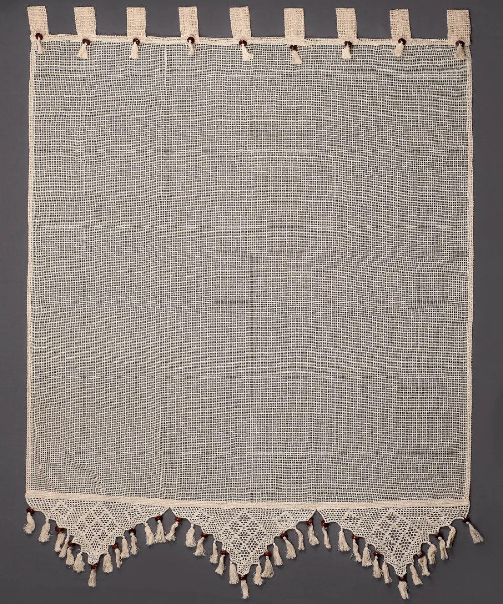 κουρτίνα 2003/1 (130cm x 240cm) ecru με τιράντα κουρτίνα 2003/1 (130cm x 240cm) ecru με τιράντα