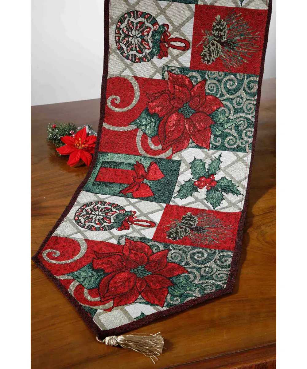 χριστουγεννιάτικη τραβέρσα (35cm x 170cm ) 9001 χριστουγεννιάτικη τραβέρσα (35cm x 170cm ) 9001