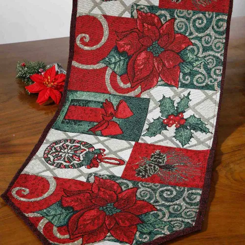 χριστουγεννιάτικη τραβέρσα (35cm x 170cm ) 9001