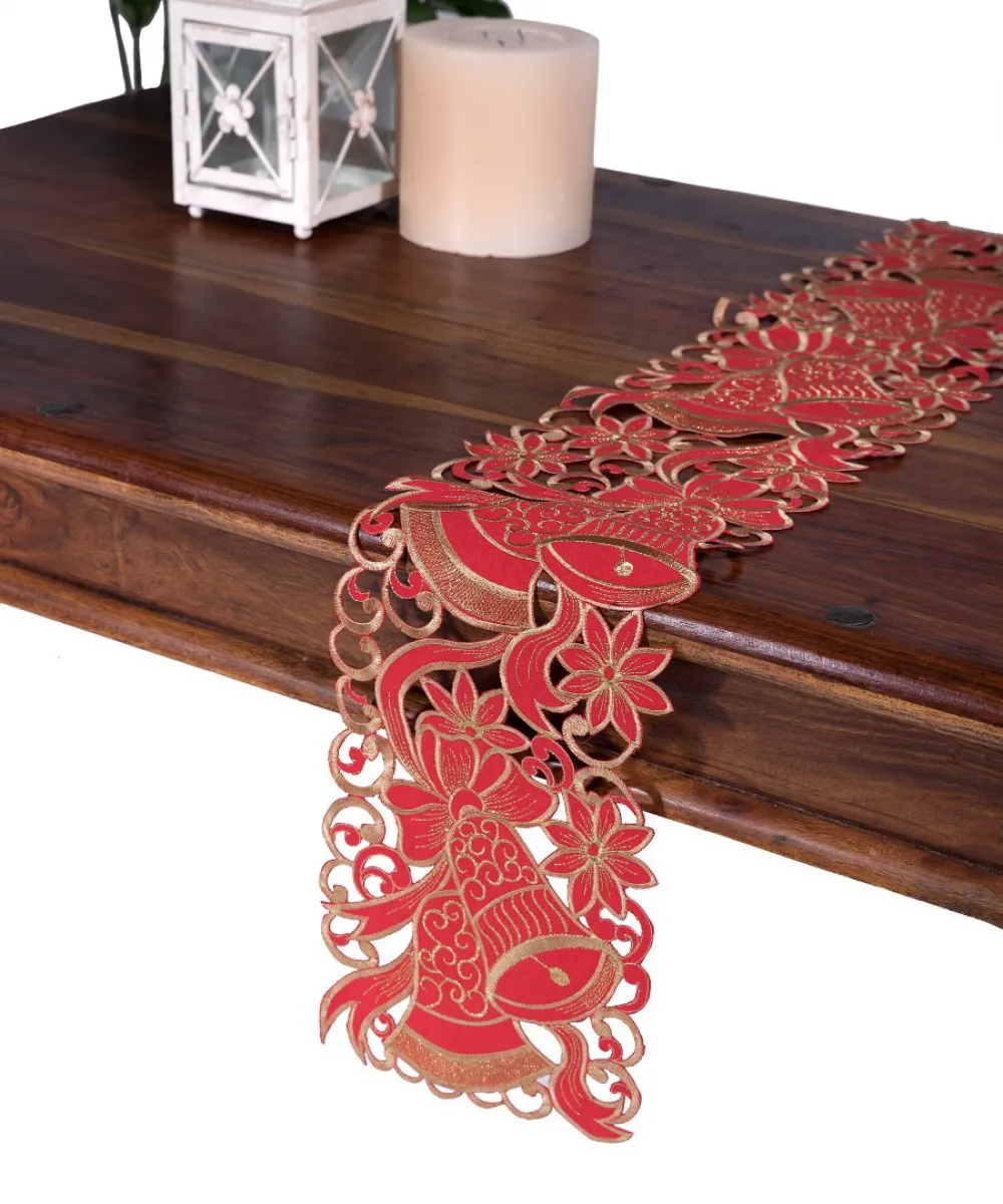 χριστουγεννιάτικη τραβέρσα (20cm x 150cm) rxh500056 κόκκινο χριστουγεννιάτικη τραβέρσα (20cm x 150cm) rxh500056 κόκκινο