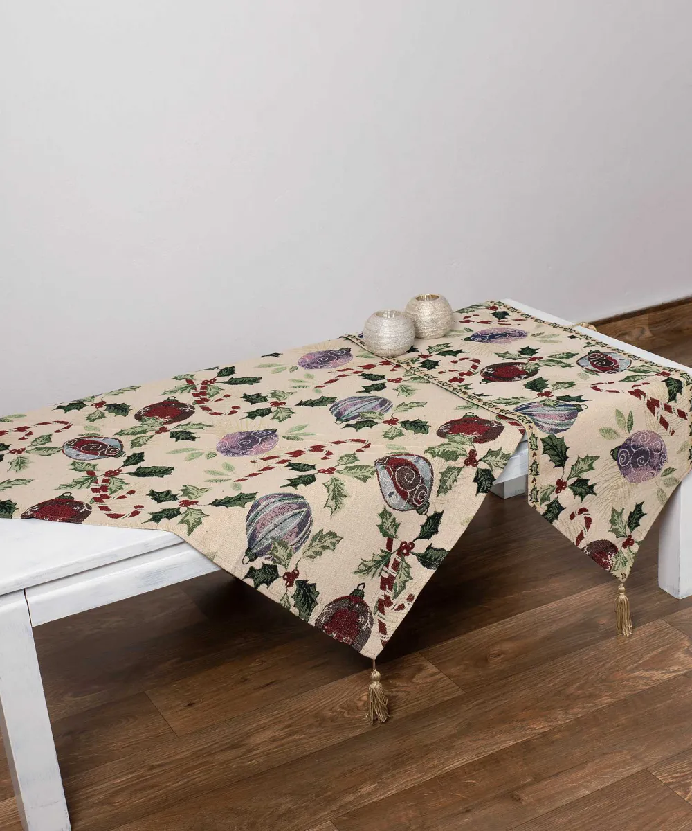 χριστουγεννιάτικη τραβέρσα (33cm x 125cm) 718 χριστουγεννιάτικη τραβέρσα (33cm x 125cm) 718