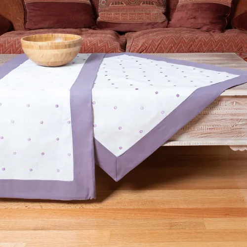τραβέρσα ( 45cm x 170cm) spot μωβ