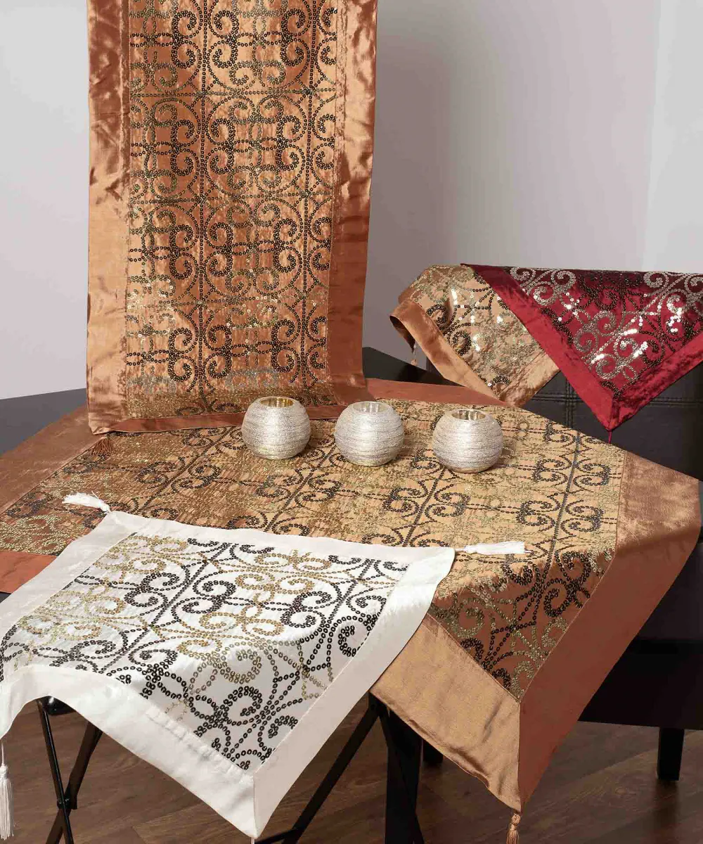 Σετ 7 τεμαχίων  (90cm x 90cm 40cm x 110cm 2x60cm x 60cm 2x 40cm x 40cm 140cm x 140cm) 6309 χρυσό