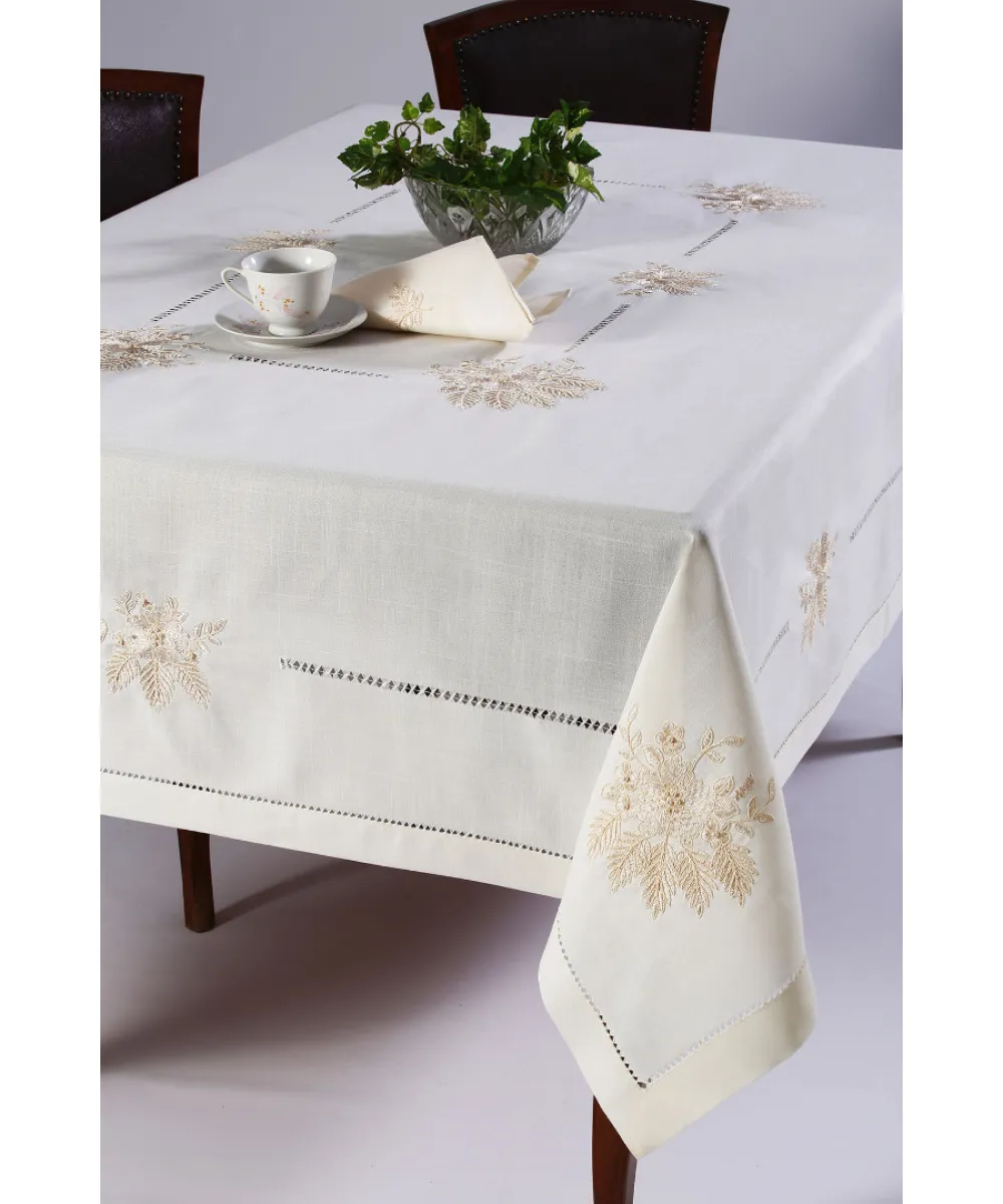 τραπεζομάντηλα (160cm x 220cm) 4006 ivory τραπεζομάντηλα (160cm x 220cm) 4006 ivory