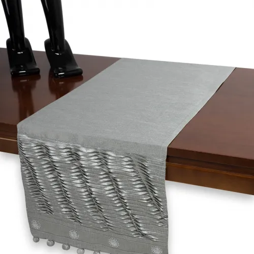τραβέρσα  (40cm X 170cm)  3819 γκρι