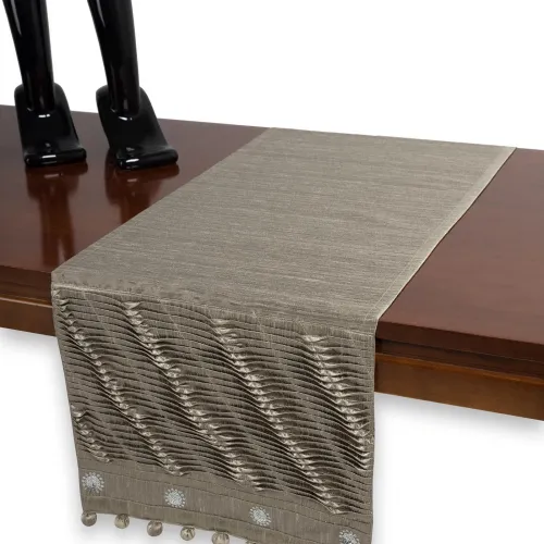 τραβέρσα  (40cm X 170cm)  3819 λαδί