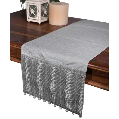 τραβέρσα  (40cm X 170cm)  3819 πλισέ γκρι