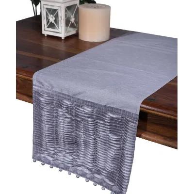 τραβέρσα  (40cm X 170cm)  3819 πλισέ μωβ
