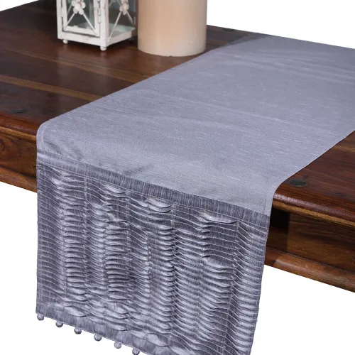 τραβέρσα  (40cm X 170cm)  3819 πλισέ μωβ