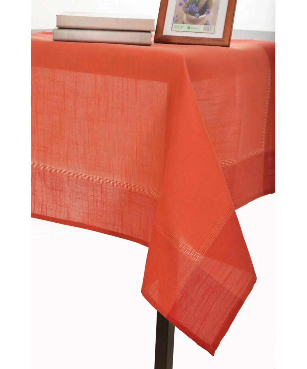 τραπεζομάντηλα nx031 (135cm x 175cm) κεραμιδί τραπεζομάντηλα nx031 (135cm x 175cm) κεραμιδί