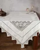 Χειροποίητο τραπεζομάντηλο 1460 (170cm x 220cm) μπέζ Χειροποίητο τραπεζομάντηλο 1460 (170cm x 220cm) μπέζ