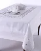 Χειροποίητο τραπεζομάντηλο 682 (120cm x 180cm) λευκό με 6 πετσετάκια Χειροποίητο τραπεζομάντηλο 682 (120cm x 180cm) λευκό με 6 πετσετάκια