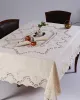 Χειροποίητο τραπεζομάντηλο 1285 (170cm x 170cm) μπέζ Χειροποίητο τραπεζομάντηλο 1285 (170cm x 170cm) μπέζ