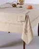 Χειροποίητο τραπεζομάντηλο 5013 (170cm x 270cm) λαδί Χειροποίητο τραπεζομάντηλο 5013 (170cm x 270cm) λαδί