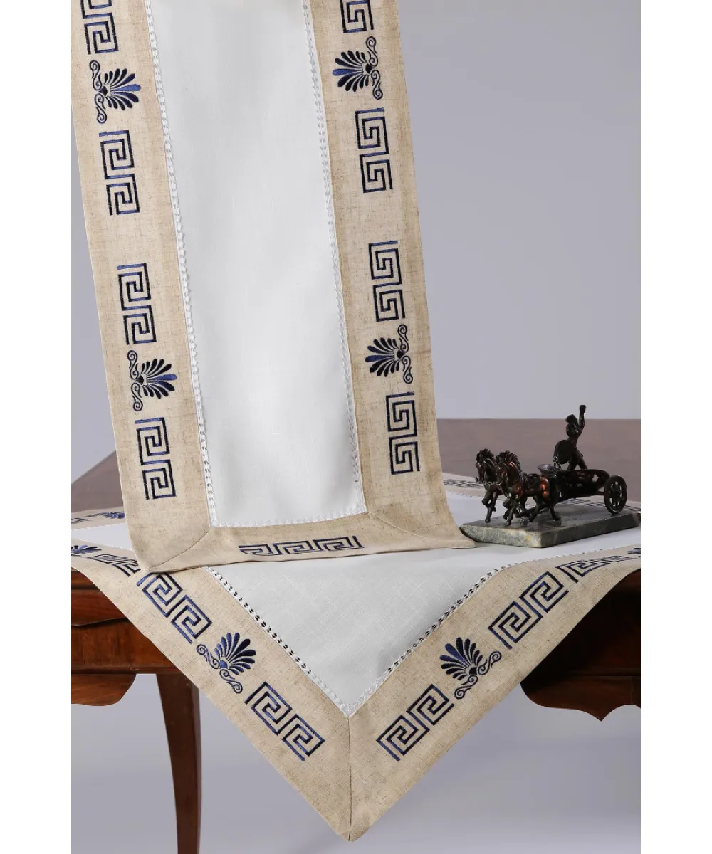 Τραπεζομάντηλο WH19-010 (85cm x 85cm) μπλέ Τραπεζομάντηλο WH19-010 (85cm x 85cm) μπλέ