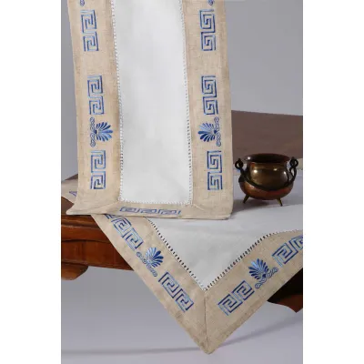 Τραπεζομάντηλο WH19-010 (85cm x 85cm) σιέλ