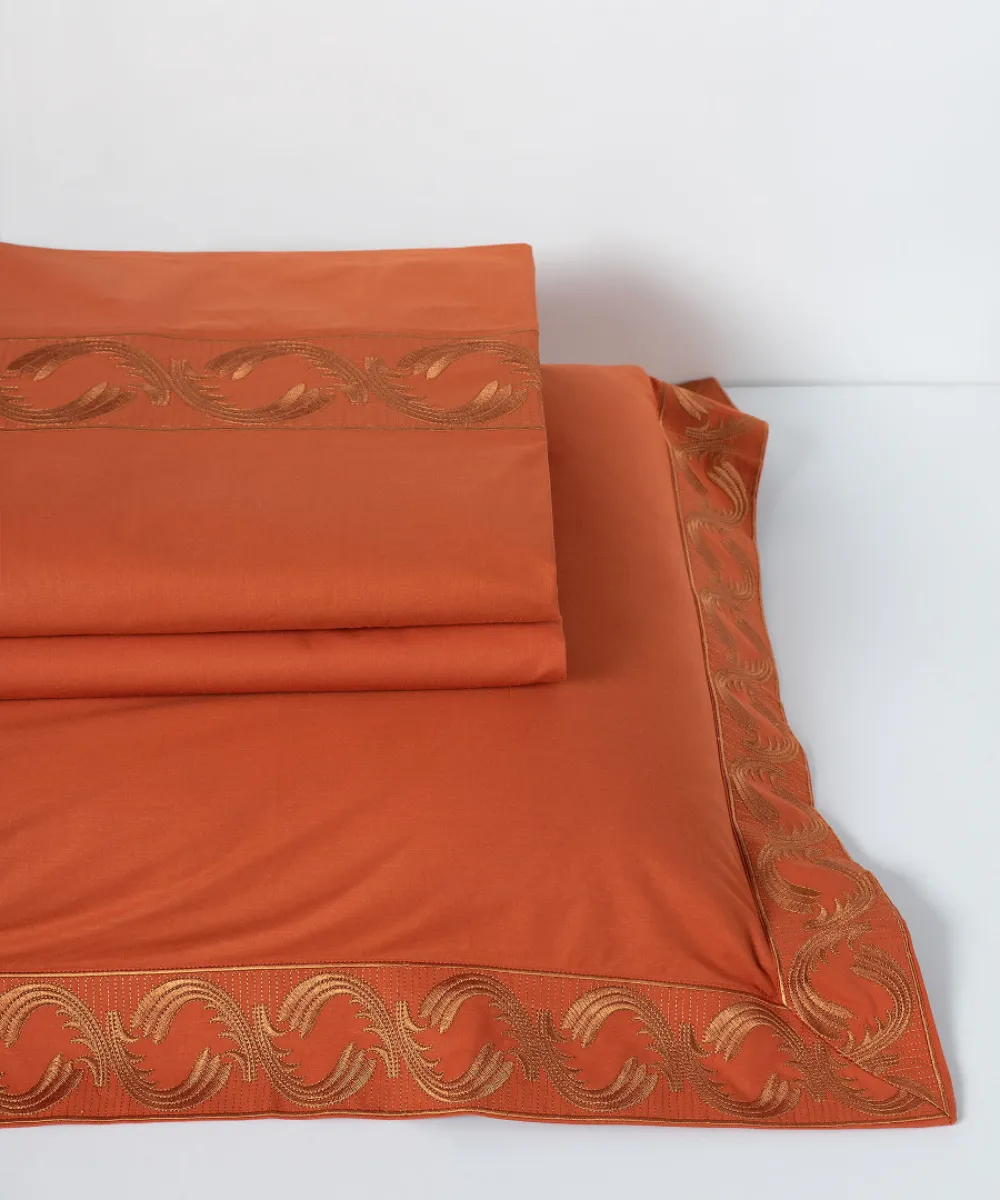 σεντόνια βαμβακερά ( 230cm x 250cm 2x 50cm x 70cm) M110 κεραμιδί σεντόνια βαμβακερά ( 230cm x 250cm 2x 50cm x 70cm) M110 κεραμιδί