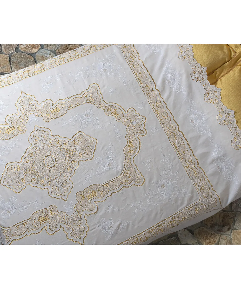 Χειροποίητη λινή κουβέρτα 779 (245cm x 280cm) Χειροποίητη λινή κουβέρτα 779 (245cm x 280cm)