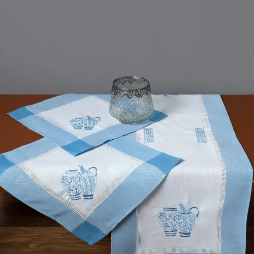 Σετ 3 τεμαχίών 3741 (40cm x 110cm 2x40cm x 40cm) μπλέ