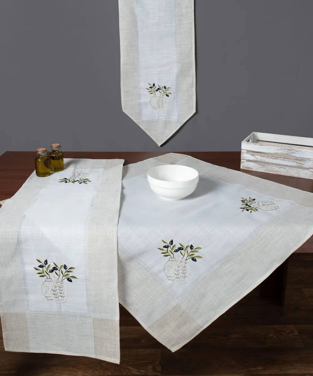 Σετ 3 τεμαχίών N1 (40cm x 110cm 2x40cm x 40cm) ivory Σετ 3 τεμαχίών N1 (40cm x 110cm 2x40cm x 40cm) ivory