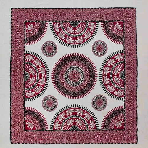 Pestemal διπλό (220cm x 240cm) 8 κόκκινο