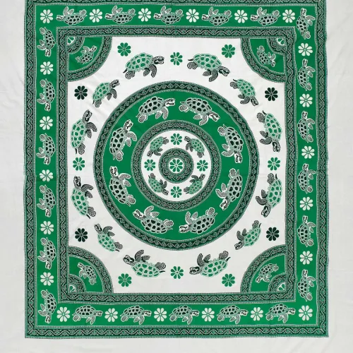 Pestemal διπλό (220cm x 240cm) 11 πράσινο