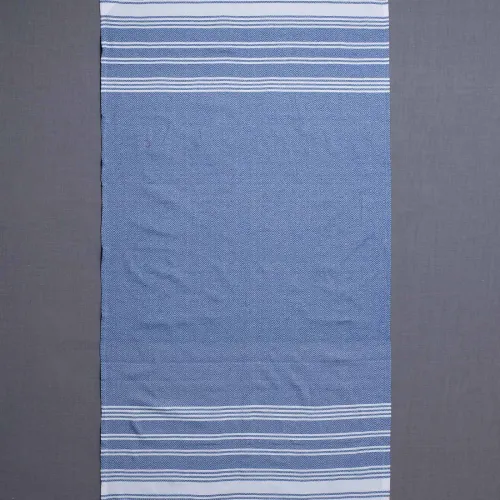 Pestemal sf1754 (90cm x 180cm) μπλέ ρουά