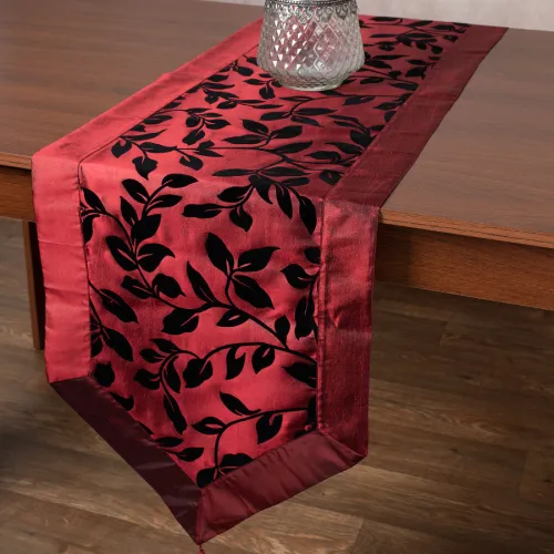 Σατέν τραβέρσα 081 (40cm x 175cm) μπορντώ