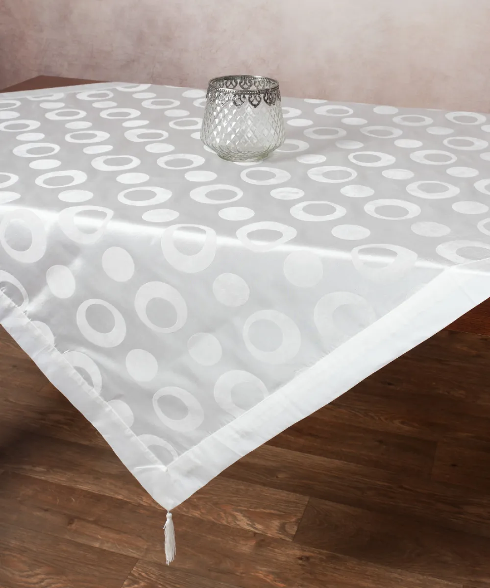 Σατέν καρέ 082 (85cm x 85cm) λευκό Σατέν καρέ 082 (85cm x 85cm) λευκό