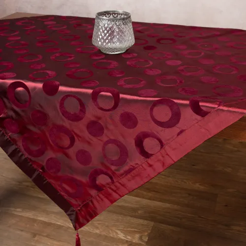 Σατέν καρέ 082 (85cm x 85cm) μπορντώ