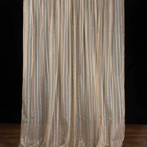 Κουρτίνα nx6104 (280cm x 300cm) με τρέσα ivory 
