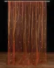 Κουρτίνα zg5724 (280cm x 300cm) με τρέσα πορτοκαλί Κουρτίνα zg5724 (280cm x 300cm) με τρέσα πορτοκαλί