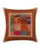 Μαξιλαροθήκη antic με φάσα (65cm x 65cm) καφέ