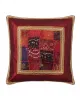 Μαξιλαροθήκη antic με φάσα (65cm x 65cm) μπορντώ