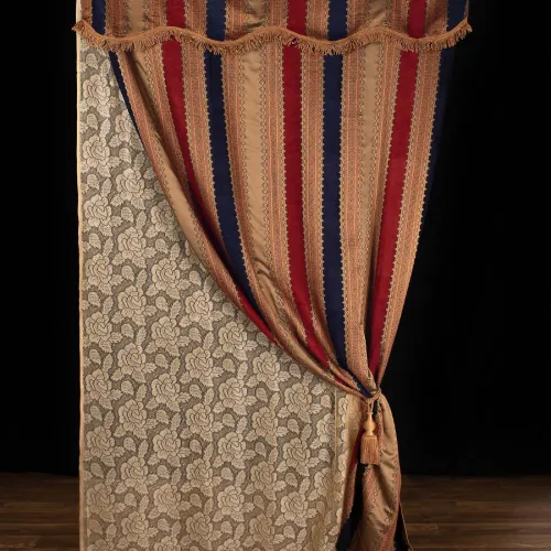 Κουρτίνα efterpi (150cm x 280cm) με τούνελ μπλέ
