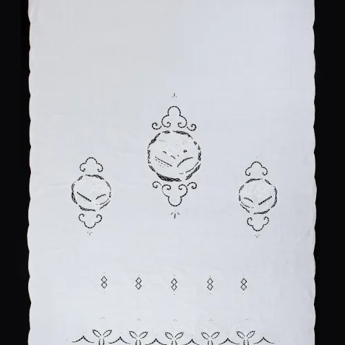 κουρτίνα 907179 (210cm x 300cm) λευκή με τούνελ