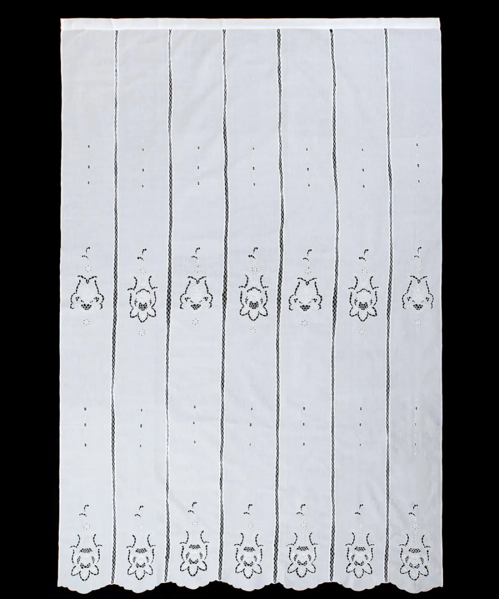 κουρτίνα 329 (210cm x 270cm) λευκή με τούνελ κουρτίνα 329 (210cm x 270cm) λευκή με τούνελ
