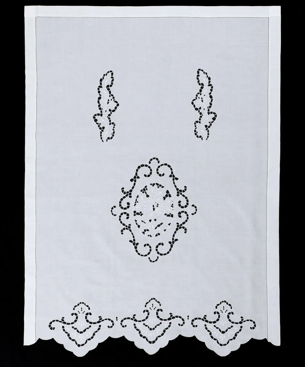 κουρτίνα 499 (200cm x 300cm) λευκή με τούνελ κουρτίνα 499 (200cm x 300cm) λευκή με τούνελ
