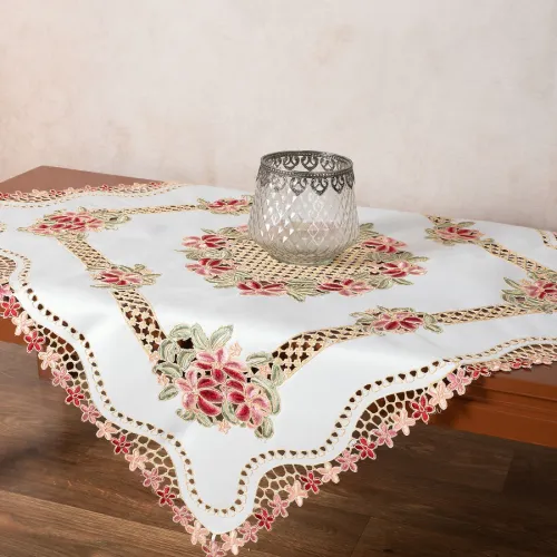 Σατέν κοφτό τραπεζοκαρέ (135cm x 135cm) 993