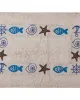 Πατάκι ψάρι σκέτο (40cm x 60cm) μπλέ