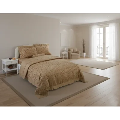 Σετ 6 τεμαχίων υπέρδιπλα σεντόνια ζακάρ (230cm x 250cm) HS009